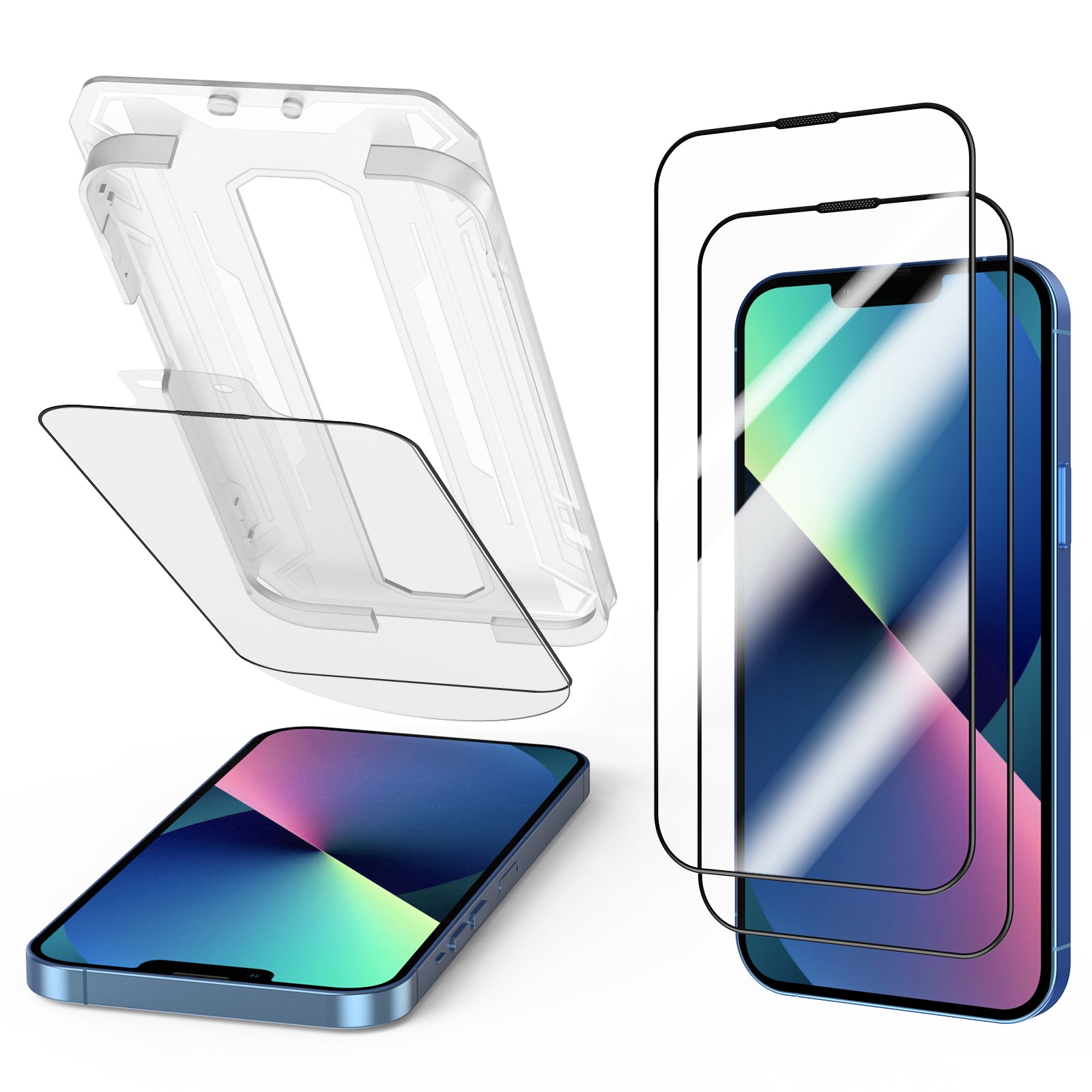 Glass Screen Protector for iPhone 14 pro [6.1 Inch] 2 Pack Tempered Gl
