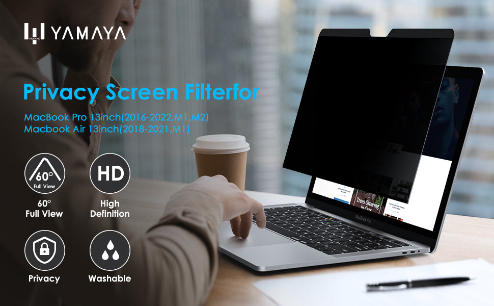 IPROKKO Filtro de Privacidad Compatible con MacBook Air 13 Pulgadas(2018-2020 M1), Filtros de IPROKKO Filtro de Privacidad Compatible con MacBook Air 13 Pulgadas(2018-2020 M1), Filtros de