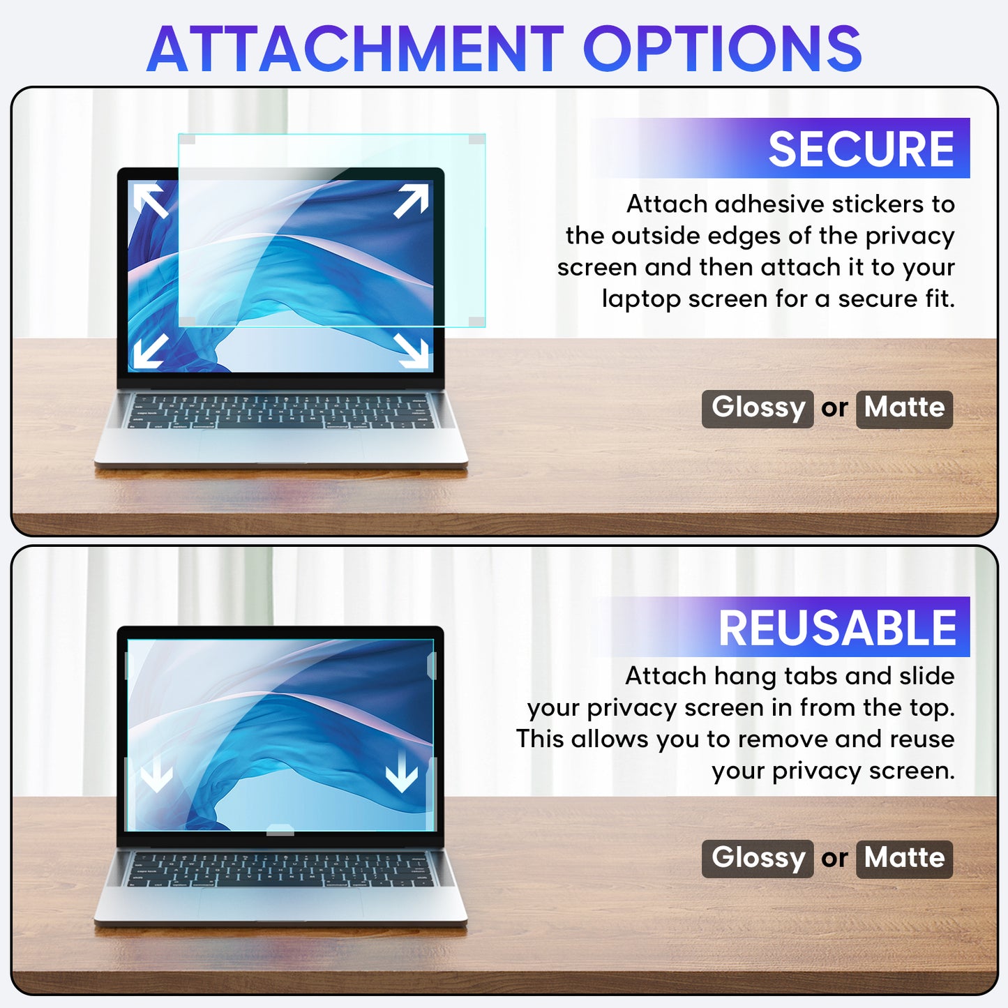 16 Inch Laptop Screen Protector, Anti Blue Light and Anti Glare
